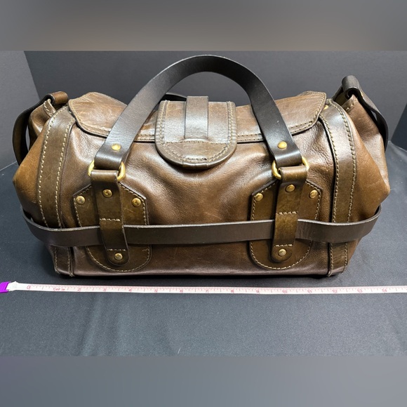 Chloe Handbag Olive Green Leather Bag Purse Kerala Equestrian Gold Hardware - Picture 2 of 13